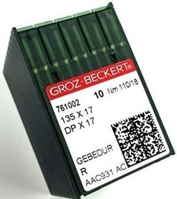 img 3 attached to 🧵 Groz-Beckert 135 X 17 #18: High-Quality Pack of 100 Sewing Machine Needles