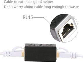 img 2 attached to 🔌 Промышленный электрический адаптер Ethernet RJ45 для линии подключения - решение для проводки и подключения