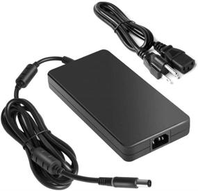 img 1 attached to 💪 High Performance 240W AC Adapter Charger for Dell Alienware M17X M18X X51- Ensures Optimal Power Delivery for Your Precision and Area-51m Laptops