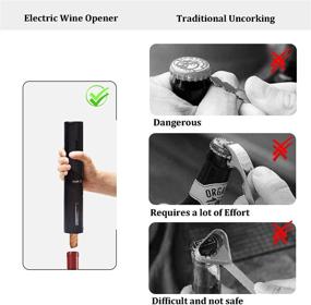 img 2 attached to Exptolii Electric Automatic Corkscrew Stopper