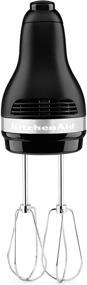 img 3 attached to KitchenAid KHM512BM Черный матовый миксер с 5 скоростями - набор из 3