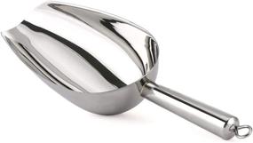 img 4 attached to 🍨 TeamFar Stainless Steel Ice Scoop - Compact Metal Food Candy Scoop for Kitchen Bar, Parties, Weddings - 6 Ounces