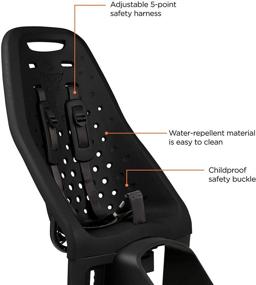 img 1 attached to 🚲 Thule Yepp Maxi: Rack Mount Child Bike Seat - Safe & Secure Riding Experience