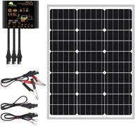 efficient 50w solar panel kit with upgraded charge controller – suner power mono crystalline panels, waterproof, and versatile 12v solar system for car, rv, marine, boat, trailer, off-grid applications logo