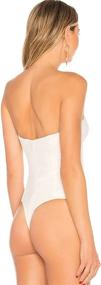 img 1 attached to 👗 May&amp;Maya Plunge Neck Strapless Women's Bodysuit - Enhanced for SEO