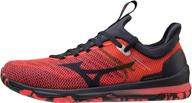 👟 mizuno tc 11 training red black men's shoes for men logo