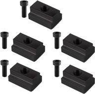 🔩 high-quality steel t slot nuts/rail nuts for tacoma & tundra bed deck rail (05-18), rust-resistant black oxide finish, perfect fit логотип