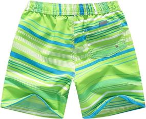 img 3 attached to 🩲 HZYBABY Boys' Clothing Drawstring Trunks Swimsuit with Reflective Design - Available at Swim