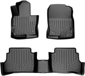 img 4 attached to 🚗 SMARTLINER SA0301/B0301 Floor Mats for 2017-2021 Mazda CX-5 in Black