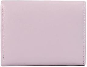 img 1 attached to 🐮 Adorable Girls Cute Cow Tri-fold Wallet: Small, Stylish, and Functional! Grab this Purple Cow Wallet Today!