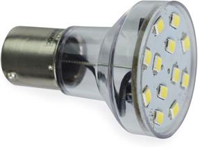 img 1 attached to 🔦 Светодиодный прожектор Leisure LED для RV-трейлера и дома на колесах, лампа 1156 1139 1141 1383, 2 ватта, 275 люмен холодный свет 6500K, питание 10-30 вольт, длинное гнездо 12 вольт (4 штуки): Яркое и энергоэффективное решение для освещения RV