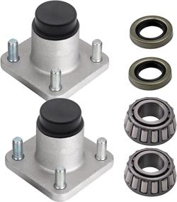 img 3 attached to 🏎️ Huskey 2X Front Wheel Hub Bearing Assemblies for EZGO Golf Carts - OEM Replacement for TXT/Medalist G&E Models 2001 and Above (70895G01) - With Dust Caps and Bearings