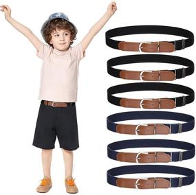 img 4 attached to 👦 Enhance Style and Comfort with WELROG Elastic Children's Adjustable Artificial Boys' Accessories