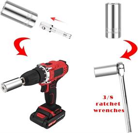 img 3 attached to 🔧 Father's Universal Socket Wrench Tool Set