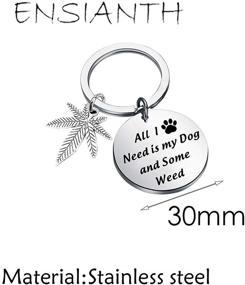 img 3 attached to Cannabis Weed Gift for Cannabis-Loving Dog and Cat Owners: 🐾 All I Need is my Dog/Cat and Some Weed – ENSIANTH Gift