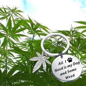 img 1 attached to Cannabis Weed Gift for Cannabis-Loving Dog and Cat Owners: 🐾 All I Need is my Dog/Cat and Some Weed – ENSIANTH Gift