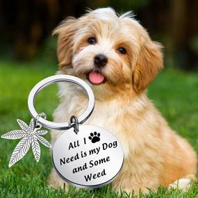 img 2 attached to Cannabis Weed Gift for Cannabis-Loving Dog and Cat Owners: 🐾 All I Need is my Dog/Cat and Some Weed – ENSIANTH Gift