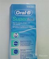 img 1 attached to Oral-B Super Floss Pre-Cut Strands, Mint, 50 Count, Pack of 2: Efficient Dental Floss for Comprehensive Oral Care review by Playalitical Herron