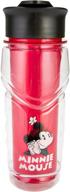 💧 stay hydrated in style with the planet zak minnie mouse double wall water bottle, 18-ounce логотип