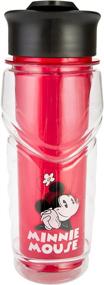 img 1 attached to 💧 Stay Hydrated in Style with the Planet Zak Minnie Mouse Double Wall Water Bottle, 18-Ounce