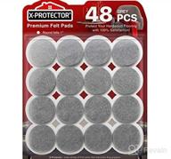 img 1 attached to X-PROTECTOR 133 PCS Premium Felt Furniture Pads for Wood 🛋️ Floors - Best Furniture Feet Protectors for Hardwood and Laminate Flooring review by Michelle Langley