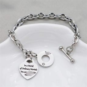 img 2 attached to Keychain Bracelet Believe Jewelry Classic