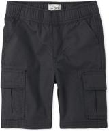 👦 childrens place pull shorts: stylish and durable washed boys' clothing logo