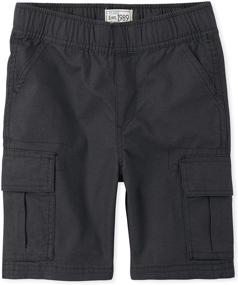 img 4 attached to 👦 Childrens Place Pull Shorts: Stylish and Durable Washed Boys' Clothing