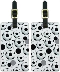 img 1 attached to Graphics More Suitcase Tags Soccer Football Ball