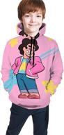 👕 steven universe digital sweatshirt for boys - fashion hoodies & sweatshirts logo