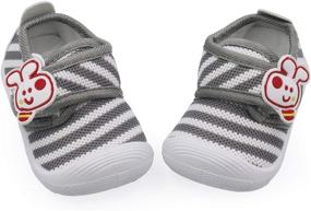 img 1 attached to WILLFUN Toddler Squeaky Shoes: Soft Sole First-Walking Sneakers for 0-3-Year-Olds