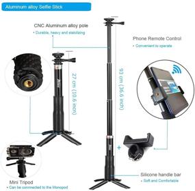 img 1 attached to 📷 Husiway 68-in-1 GoPro Hero 7 6 5 Black Accessory Kit: Action Camera Filter Frame, Waterproof Housing Case Bundle 60A for Improved SEO
