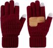 🧤 cooraby winter thermal touch screen gloves for men - stylish and functional accessories logo