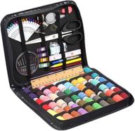 🧵 craftsboys sewing kits: complete 139pcs tool kit with pu case, 30 spools of thread, 20 quality sewing pins, wood ruler, buttons – ideal for home, travel, emergency use (large) logo