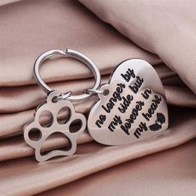 img 3 attached to Memorial Keychain Personalized Sympathy Remembrance