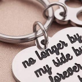 img 2 attached to Memorial Keychain Personalized Sympathy Remembrance