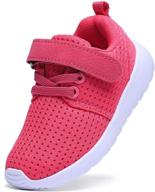dadawen lightweight breathable girls' athletic sneakers for sports logo