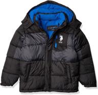 u s polo assn puffer 35 boys' clothing for jackets & coats logo