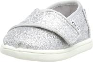 туфли и балетки toms iridescent glimmer classics 10011457 для девочек логотип