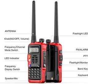 img 2 attached to 📻 BaoFeng UV-S9 Plus 2200mAh HAM-радиостанция с двумя способами передачи с высокоемким аккумулятором и USB-кабелем зарядки