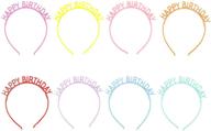 birthday headband headbands plastic decorations logo