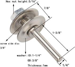 img 1 attached to 🔸 High-Quality Buffing Polishing Wheel Set - 3" Cloth Medium Yellow, Fine White, Soft Flannel - 3/8" Arbor Hole, 1/4" Mandrel for Drill - S/4