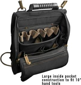 img 3 attached to 🔌 CLC Custom Leathercraft 1509: Premium Electricians Tool Pouch with Zippered 21-Pocket Design in Black