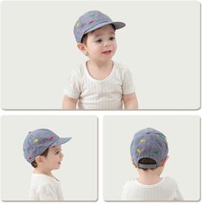 img 2 attached to Stay Cool in Style: Kids Hats Boys Trucker Baseball Boys' Accessories for Hats & Caps