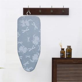 img 2 attached to 🧺 Duwee 12x29 Inches Tabletop Ironing Board | Thicken Felt Padding, Heat Resistant Cover, Stainless Steel Legs