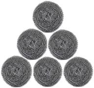 ursmart stainless steel sponges - 6 pack scourers for tough kitchen cleaning logo