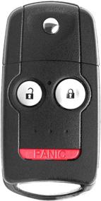 img 3 attached to 🔑 VOFONO Keyless Entry Remote Key Fob for Honda Acura MDX 2007-2013/RDX 2007-2013 Car Flip Replacement FCC ID: N5F0602A1A (3 Buttons)