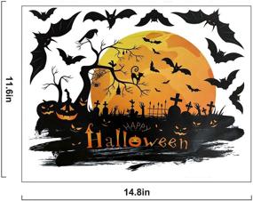 img 3 attached to Motiloo Halloween Stickers Decorations Reusable