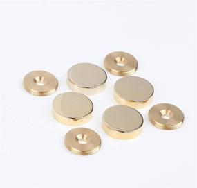 img 3 attached to Mirror Screws Brass Decorative Polished Bath