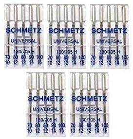 img 2 attached to 🧵 Pack of 25 Schmetz Assorted Universal Sewing Machine Needles 130/705H 15x1H Sizes 70/10, 80/12, 90/14, 100/16